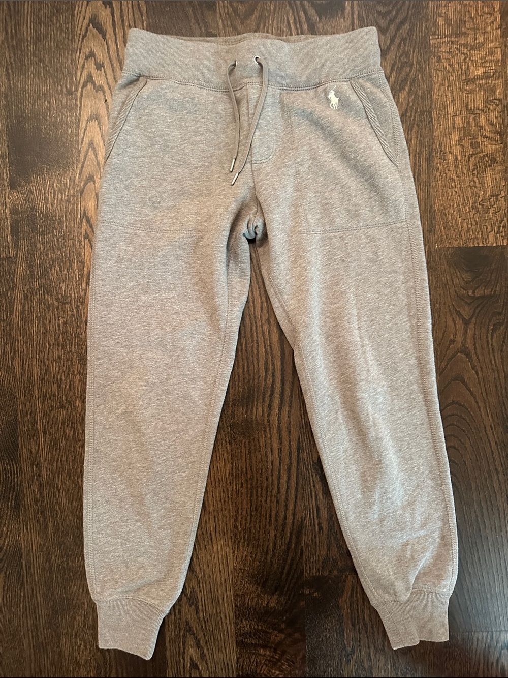 Ralph Lauren Heather Gray Drawstring Jogger Pants